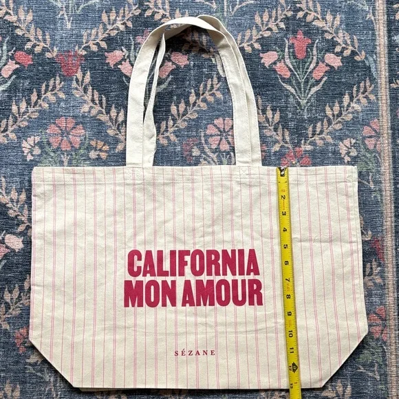 Sezane Cream CA Tote - Picture 4 of 4